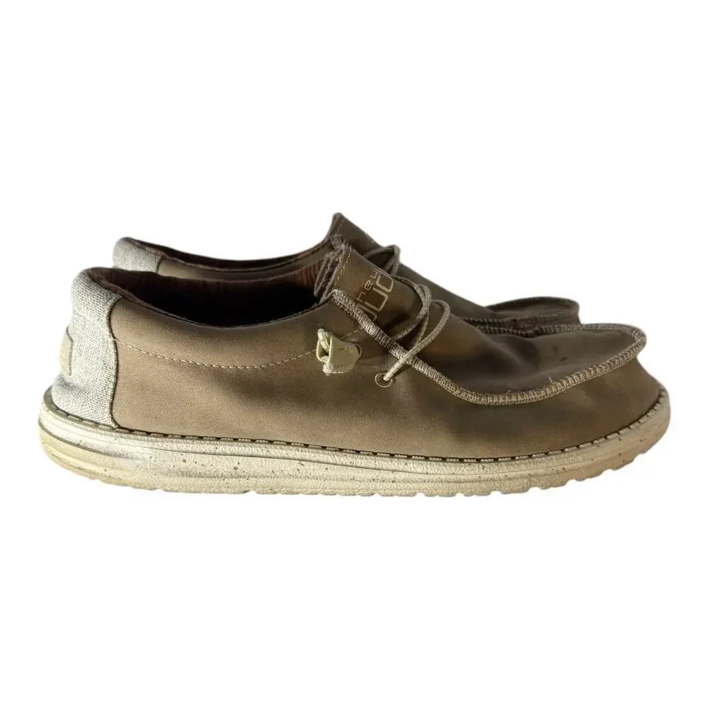 Hey Dude Wally Nut Casual Slip On Shoes Men's Size 13 Brown